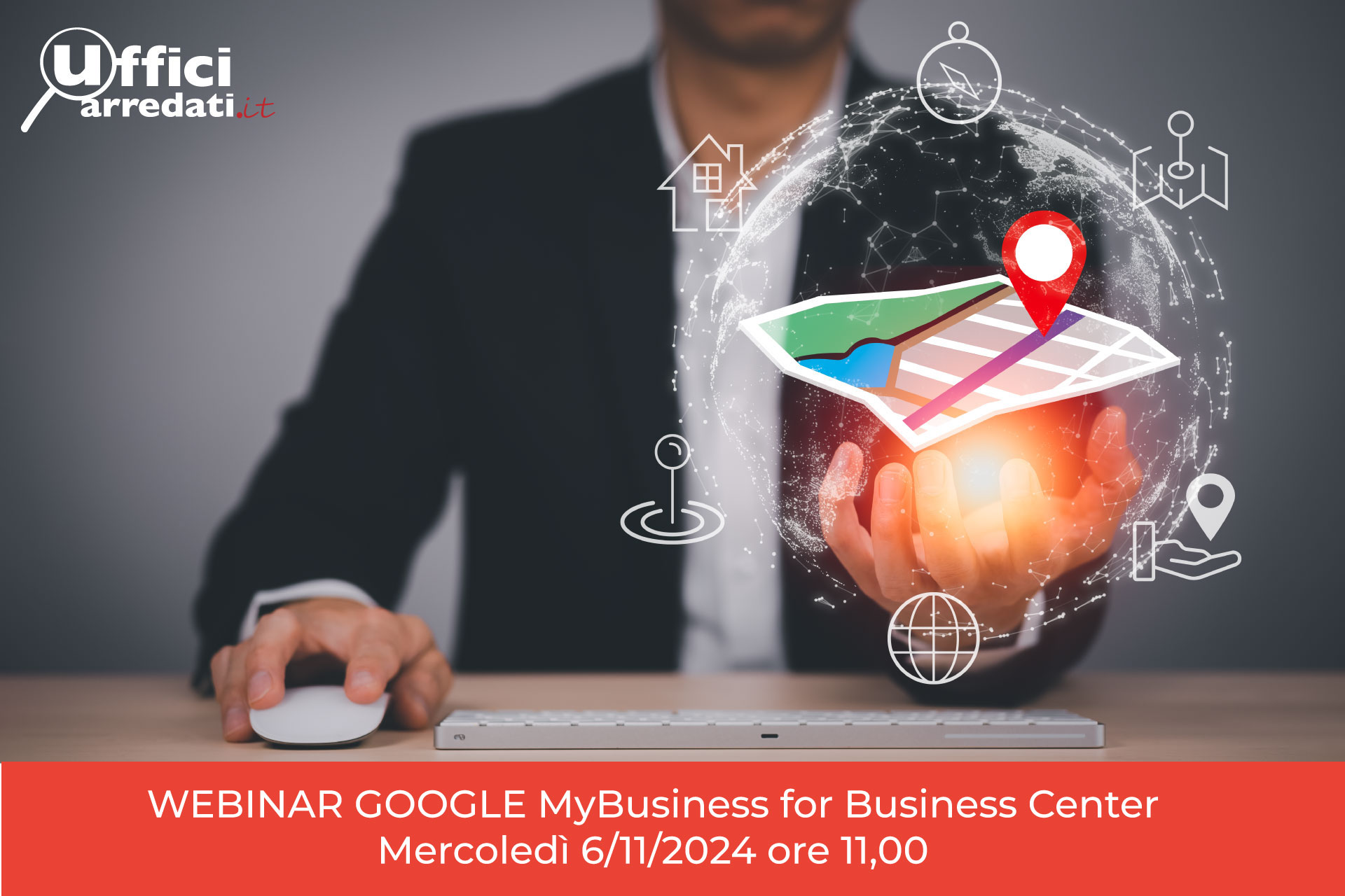 Locandina webinar Google MyBusiness for Business Center